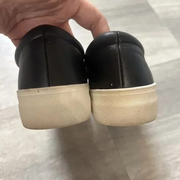 Vince Camuto Kayleena Tassel Loafer Platform Sneakers Black Slip On 9.5 - Picture 5 of 8